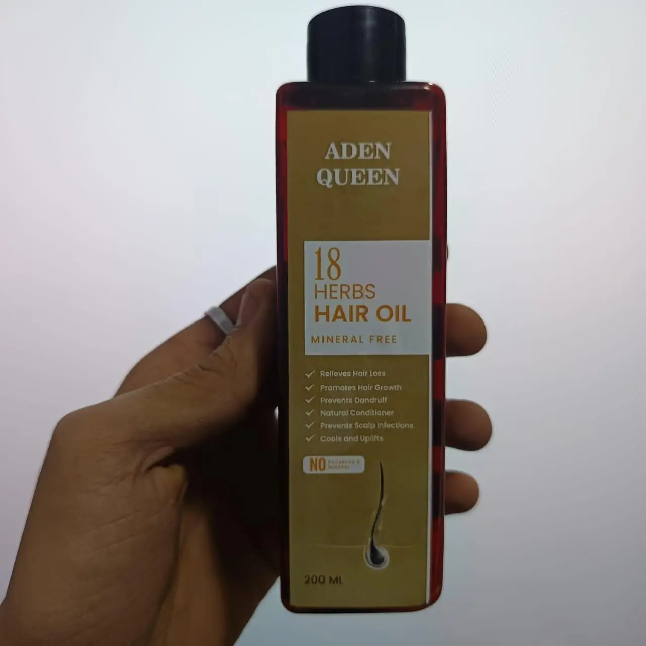 Aen Queen 18 Herbs Hair Oil 200Ml (Pack Of 2)