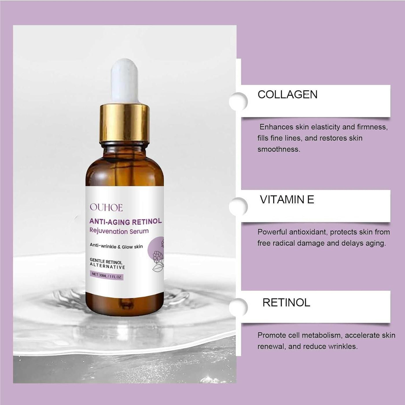 Anti-Aging Retinol Rejuventaion Serum Anti Wrikle & Glow 30Ml (Pack Of 2)
