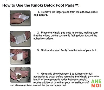 Detox Foot Patches Pads for Body Stress Relief (Set of 10) (Pack Of 3)