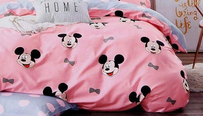 1 Double Bedsheet with 2 Pillow Covers