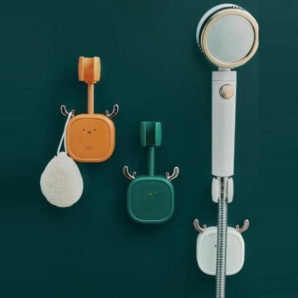 Wall Mount Shower Holder with Flexible 360 Degree Rotatable