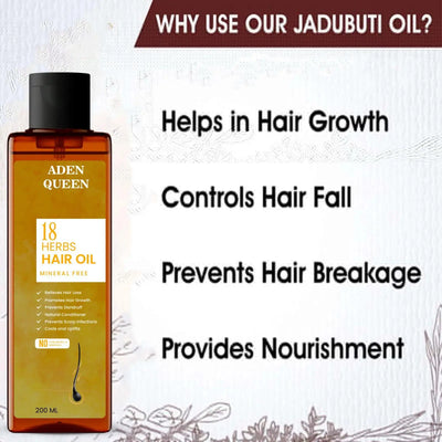 Aen Queen 18 Herbs Hair Oil 200Ml (Pack Of 2)