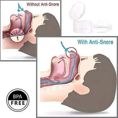 2 In 1 Anti Snoring And Air Purifier Nose Clip Devices