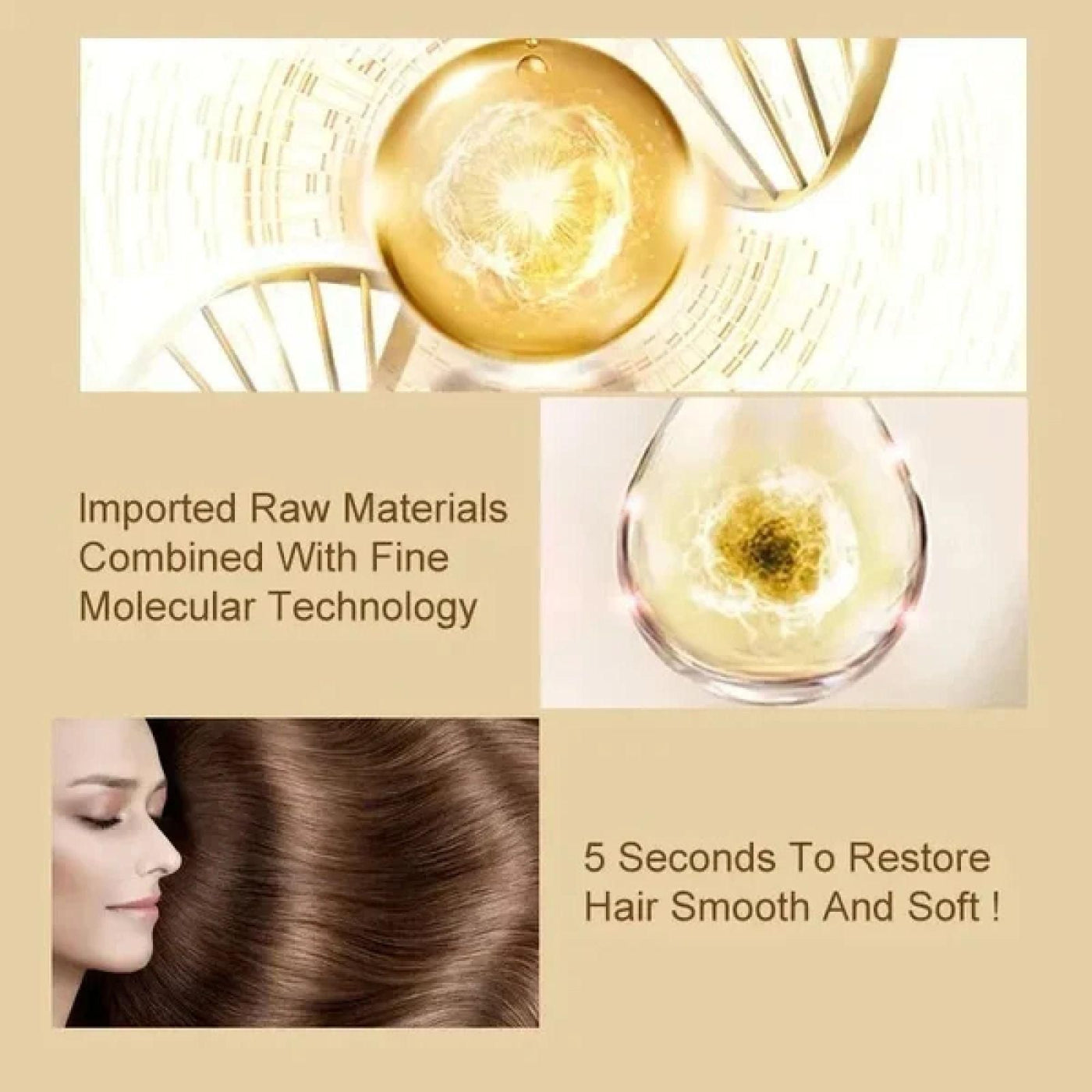 Deep Straightening Moisturize Repair Argan Oil Collagen Hair Mask 100Ml(Pack Of 2)