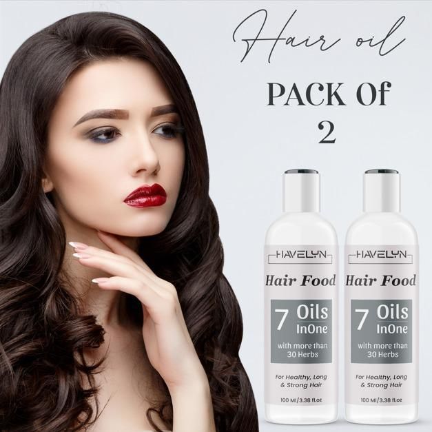 Havelyn Hair Food Oil For Hair Nourishing Moisture 100Ml (Pack Of 2)