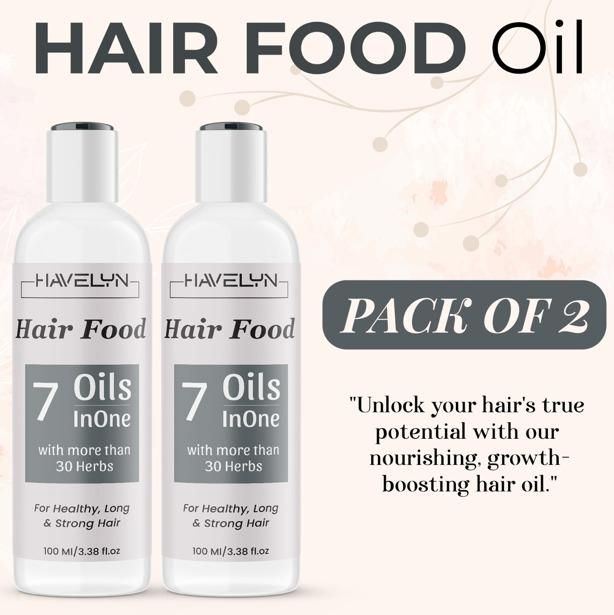 Havelyn Hair Food Oil For Hair Nourishing Moisture 100Ml (Pack Of 2)
