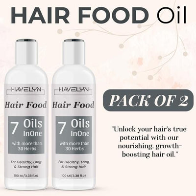 Havelyn Hair Food Oil For Hair Nourishing Moisture 100Ml (Pack Of 2)