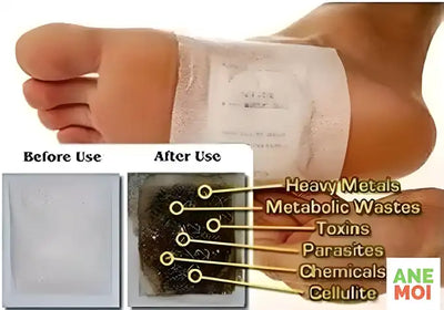 Detox Foot Patches Pads for Body Stress Relief (Set of 10) (Pack Of 3)