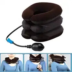 Acupressure Health Care System Portable Neck Pillow, Exerciser For Cervical Spine.