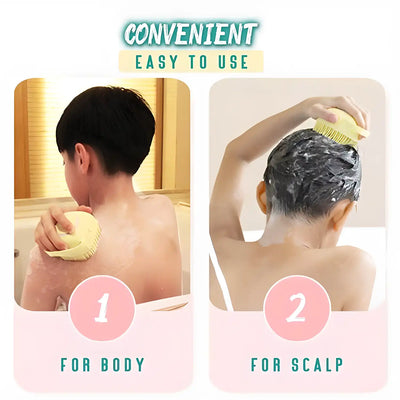 Soft Silicone Bath Brushes With Hooks (Pack Of 1)