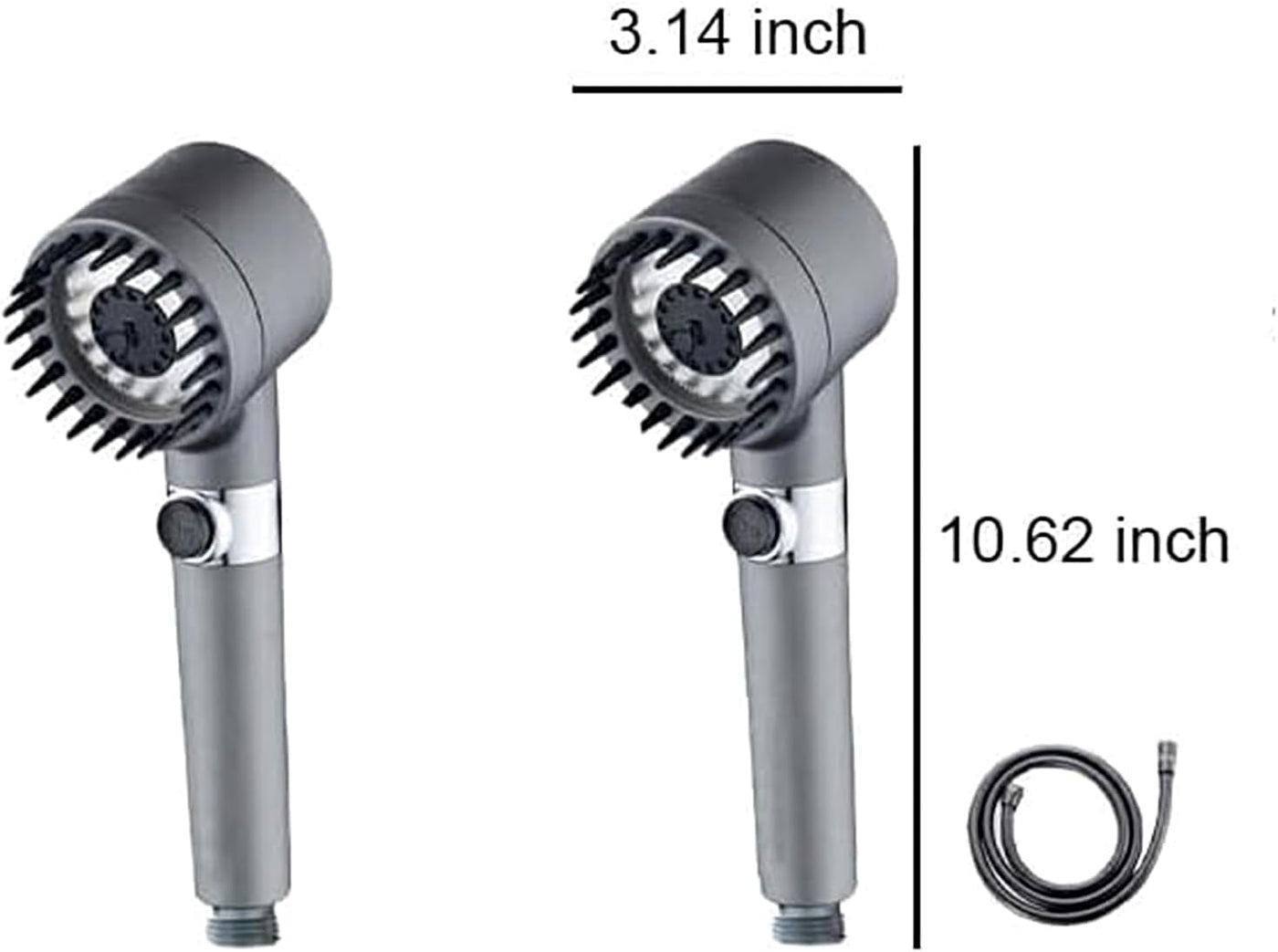 Shower Head, Hard Water Filter Shower Head With High Pressure, 3 Spray Modes