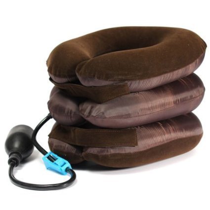 Acupressure Health Care System Portable Neck Pillow, Exerciser For Cervical Spine.