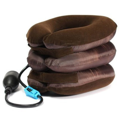 Acupressure Health Care System Portable Neck Pillow, Exerciser For Cervical Spine.