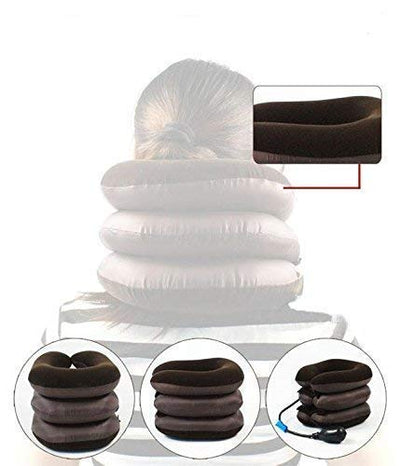 Acupressure Health Care System Portable Neck Pillow, Exerciser For Cervical Spine.